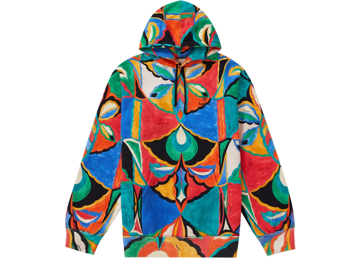 Мужской худи с принтом Emilio Pucci Hooded Sweatshirt Supreme, Multicolor