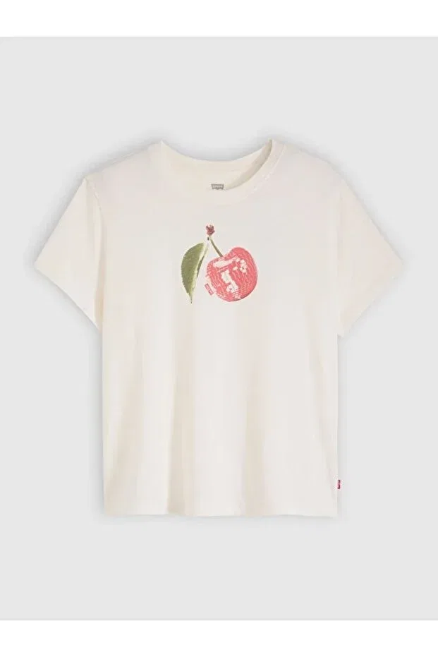 Женская футболка с принтом Graphic favorite t-shirt Levi'S, White — фото 2