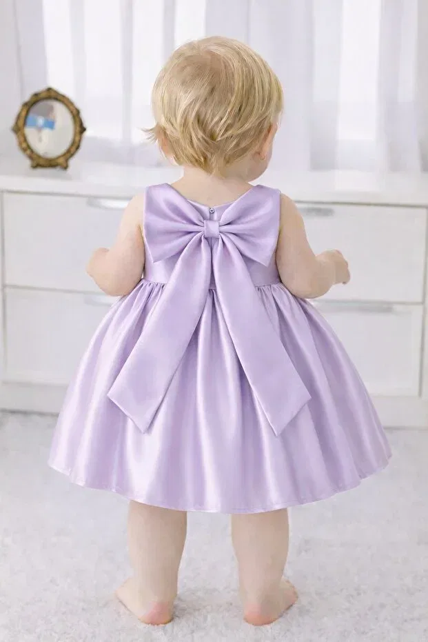 Детское платье для девочек с квадратным вырезом Party Suneh, Lilac — фото 2