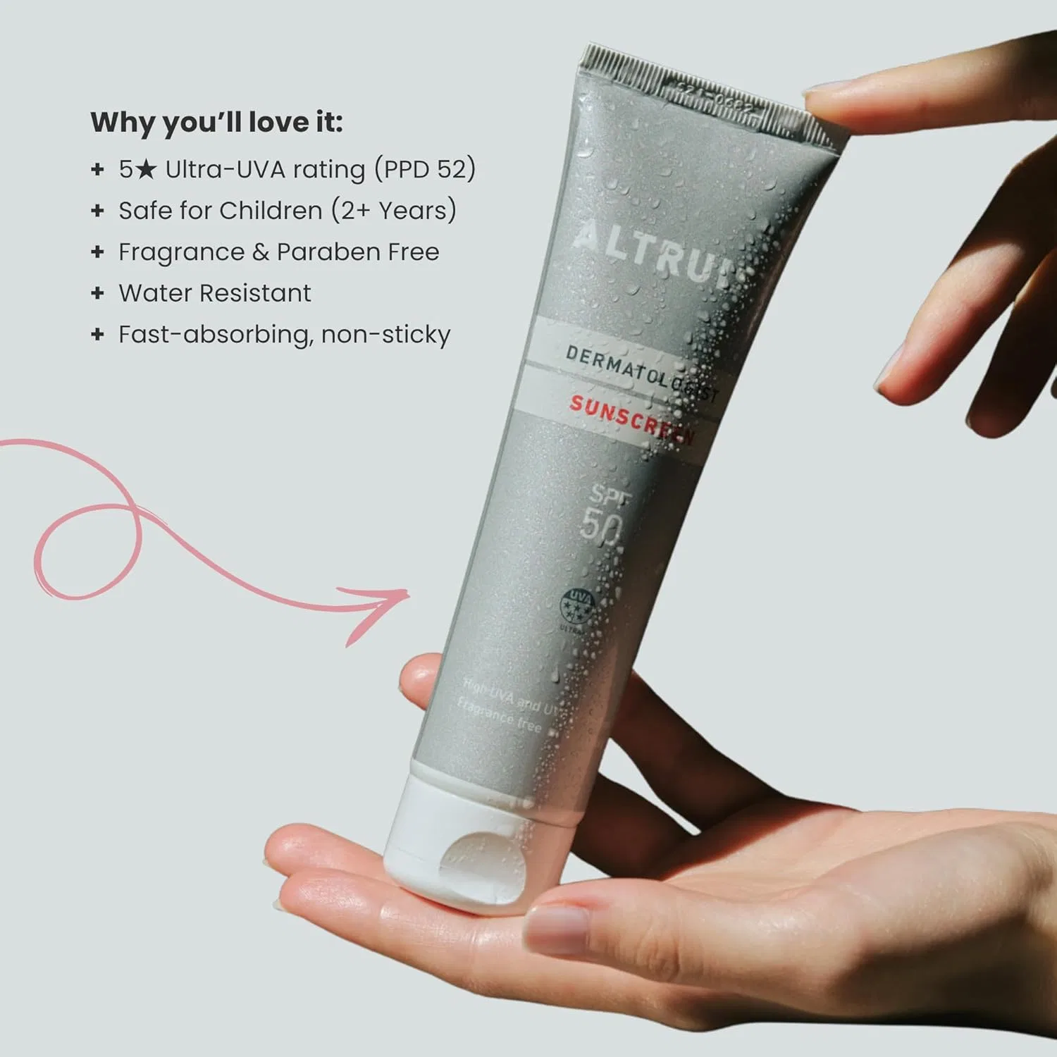 Солнцезащитный крем Altruist Dermatologist SPF 50 (2 шт. по 100 мл) Altruist — фото 2