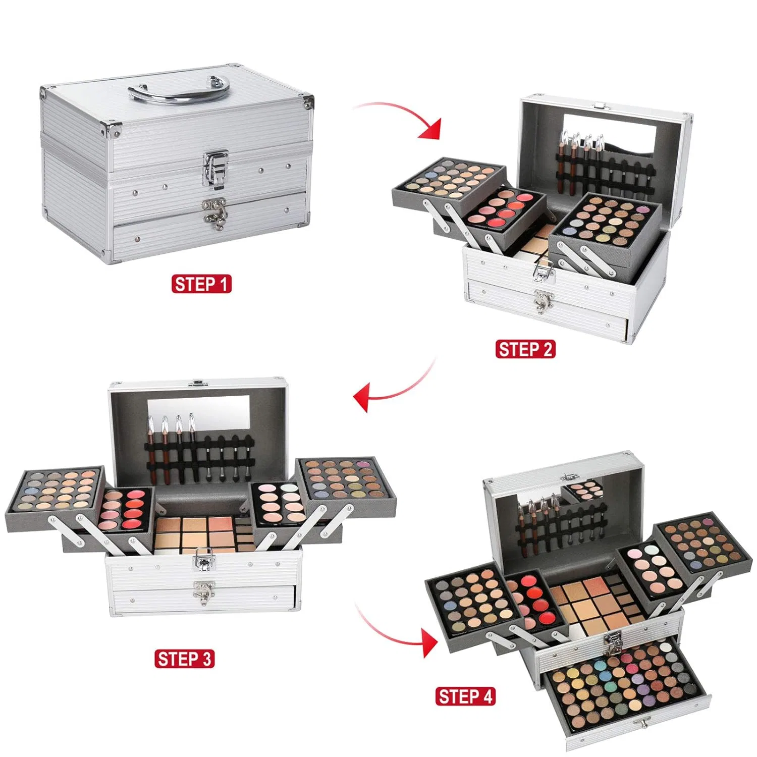 Набор косметики FantasyDay Pro All In One 132 Ultimate Colors Make Up Urban Beauty Box #2 Fantasyday, #2 — фото 3