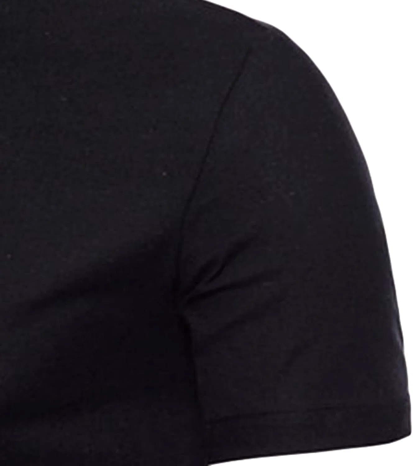 Мужская хлопковая рубашка-поло Henley Slim Fit, Black — фото 4