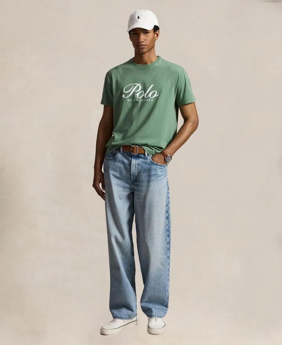 Мужская футболка с принтом Polo Ralph Lauren, Fatigue — фото 2