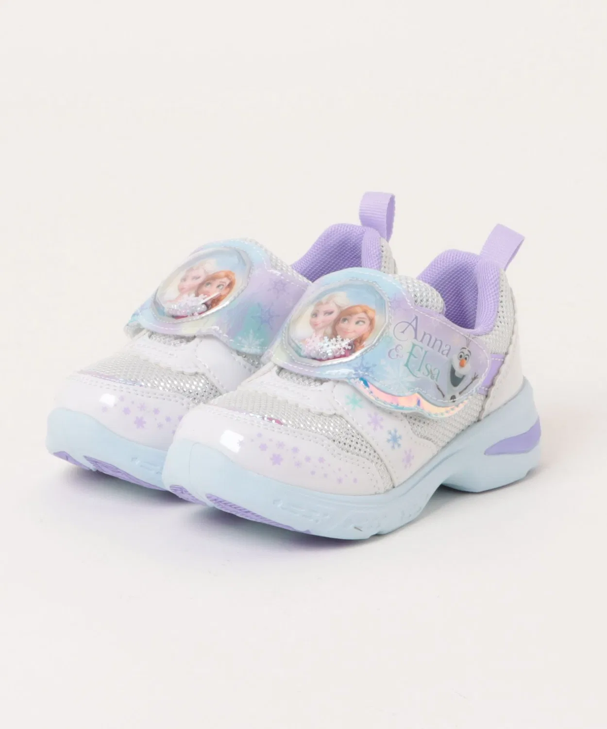 Детские кроссовки с LED-подсветкой Frozen MoonStar, White