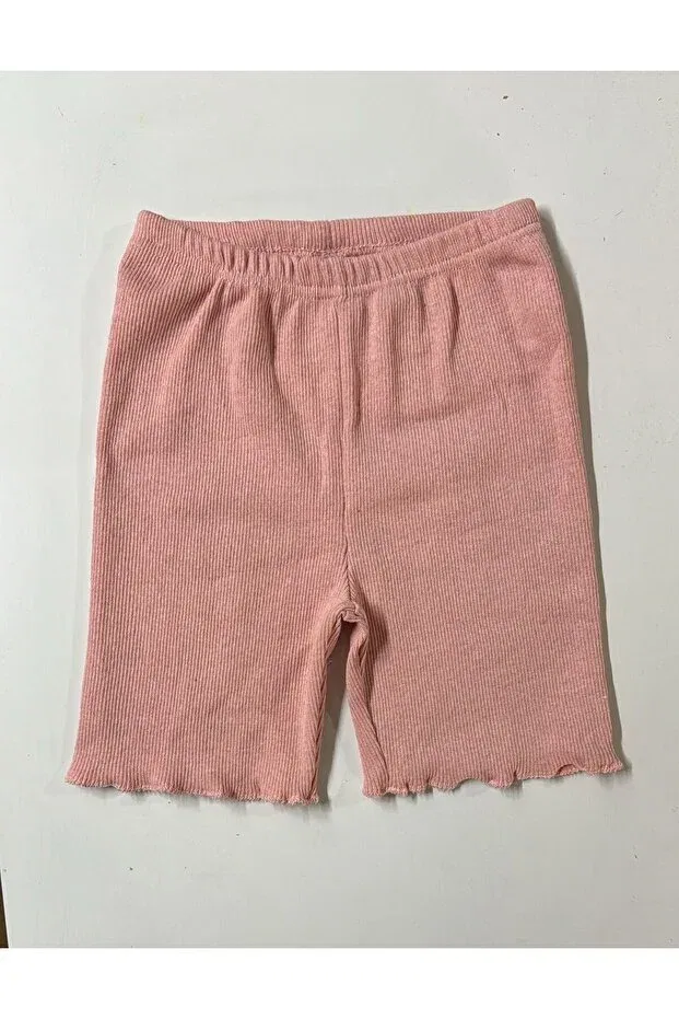 Детские леггинсы для девочек с высокой талией Fun, Powder-Pink