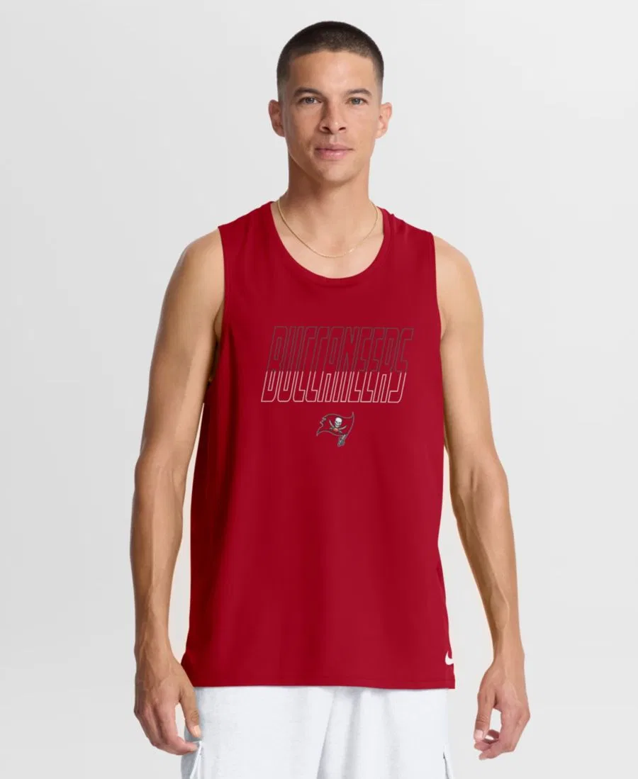 Мужская красная майка Tampa Bay Buccaneers Kickoff Miler Dri-FIT Nike, Red
