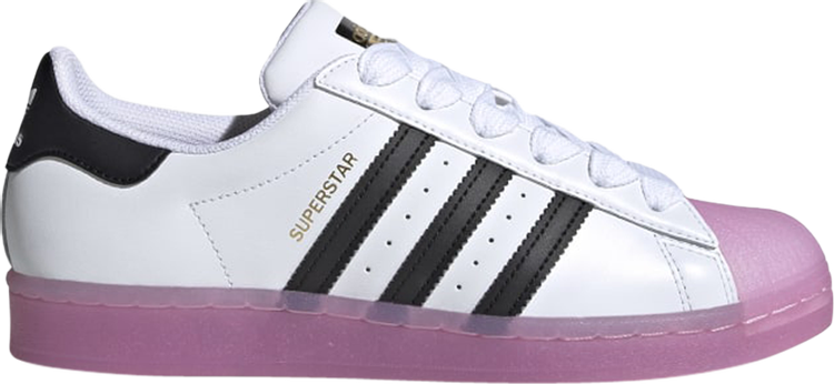 Кроссовки Adidas Wmns Superstar 'Rubber Shelltoe - Shock Purple', фиолетовый - фото