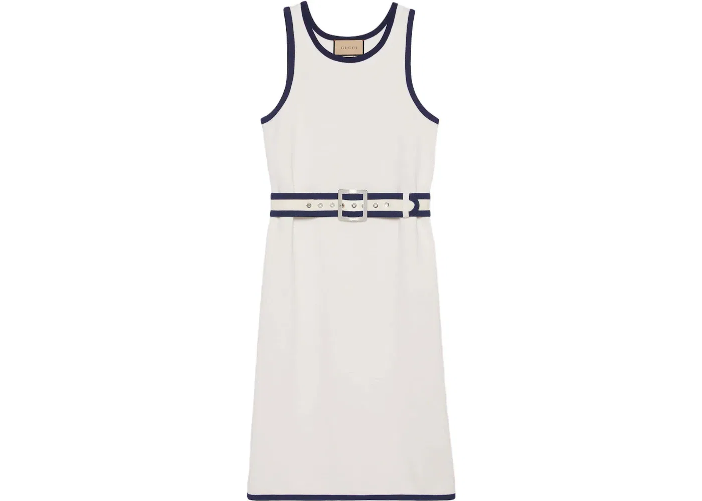 Женское платье без рукавов Gucci, White/Navy