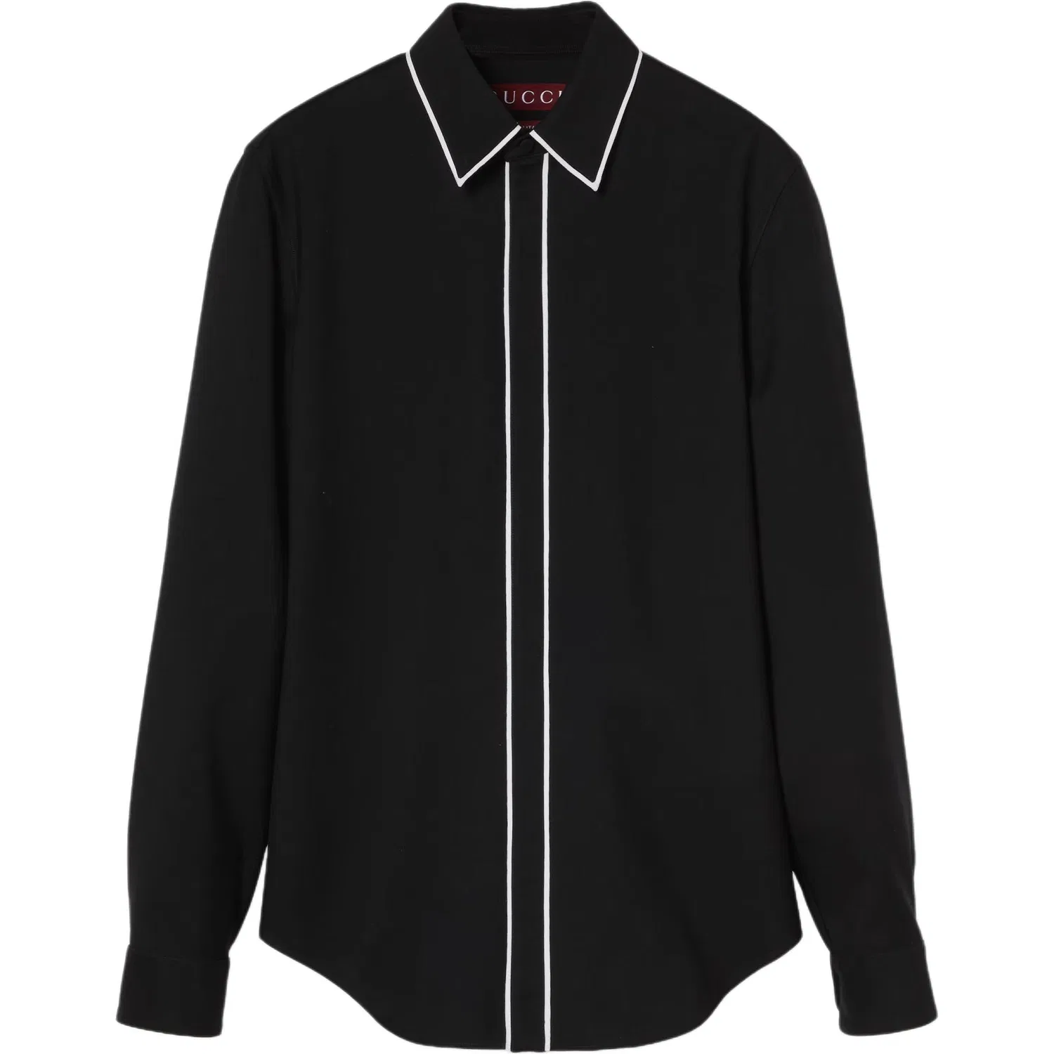 Мужская рубашка с воротником Black GUCCI