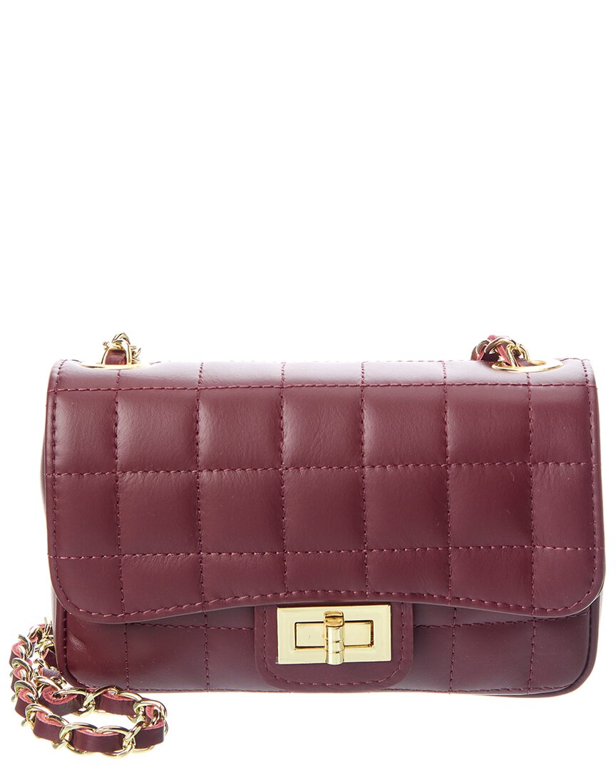 

Сумка через плечо Persaman New York Poppy из стеганой кожи, темно-красный