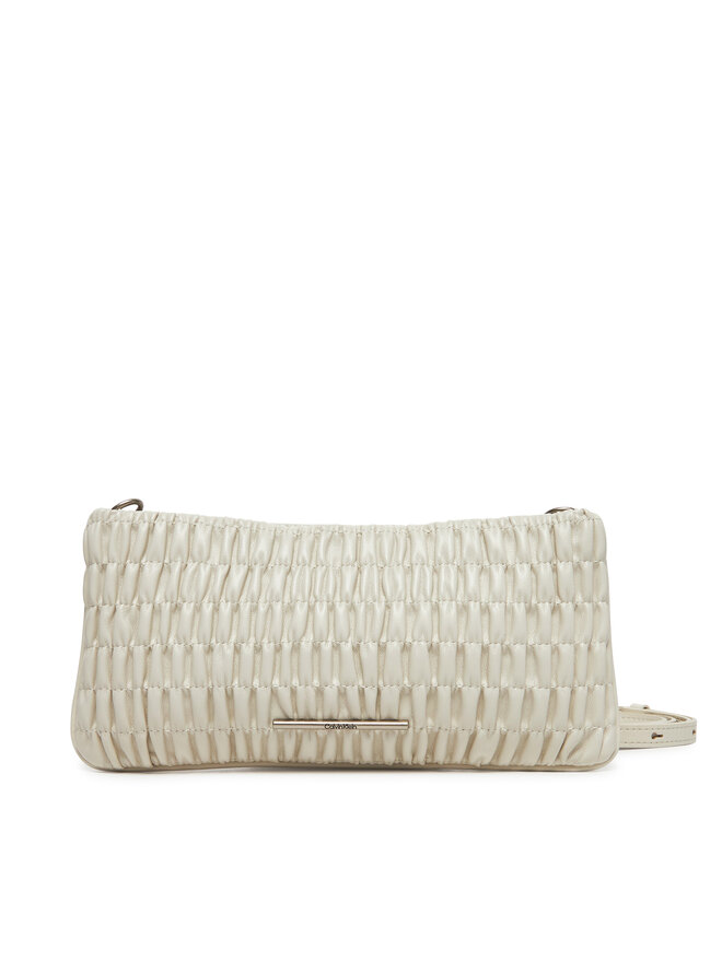 

Сумочка Rouched Zip Top Bag LV04K3090G Calvin Klein Jeans, экрю, Белый, Сумочка Rouched Zip Top Bag LV04K3090G Calvin Klein Jeans, экрю