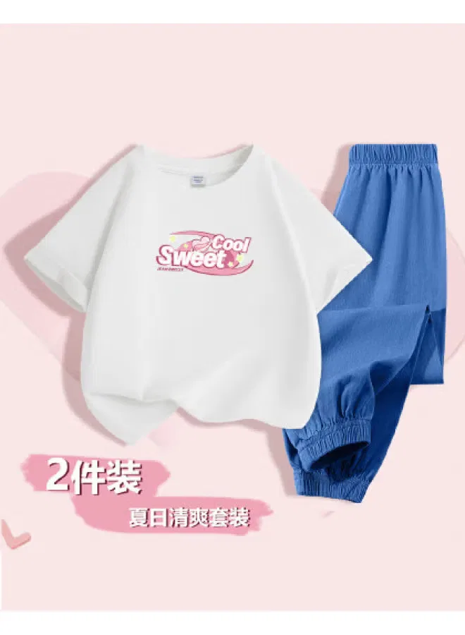 Jeanswest Комплект с коротким рукавом и брюками от комаров, белый