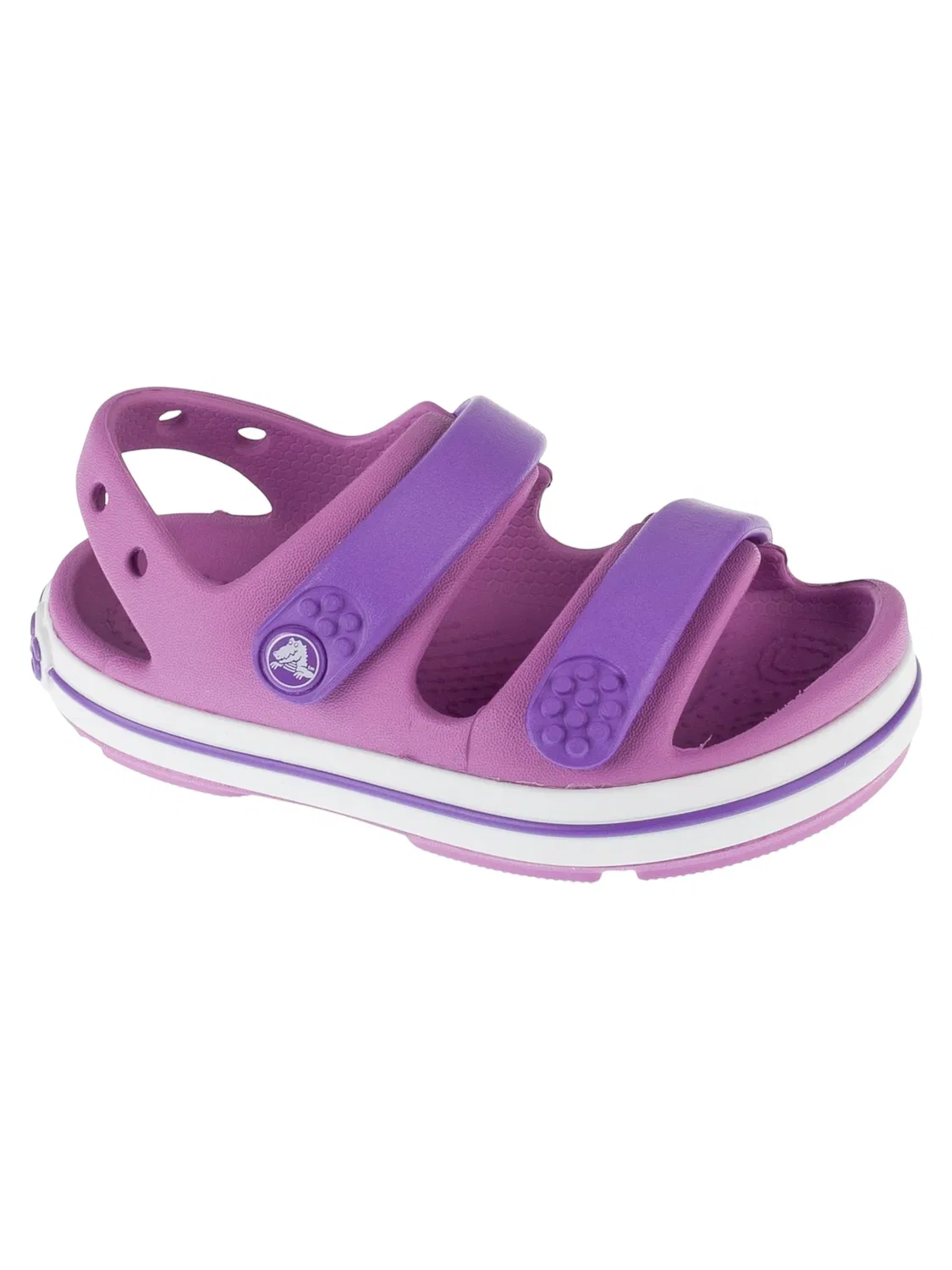 Сандалии Crocs Crocband Cruiser Sandal T розового цвета