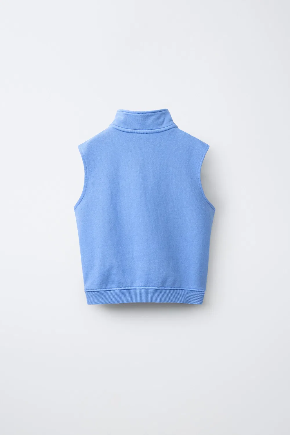 СВИТШОТ ЖИЛЕТ ZARA, Mid-Blue — фото 2