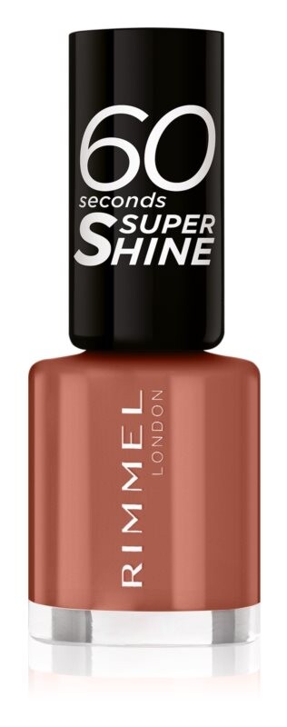 

Лак для ногтей Rimmel 60 Seconds Super Shine, оттенок 130 Caramel Candy 8 мл