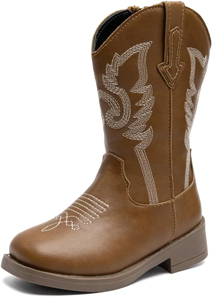 Детские сапоги-казаки с блестками Cowgirl Boots Meckior, Brown