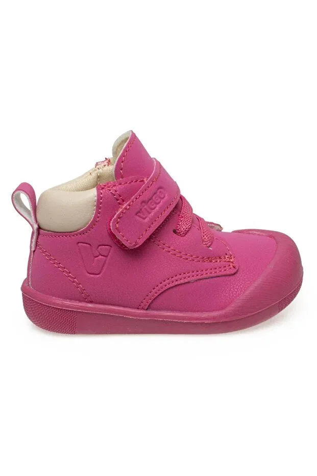 Детские ботинки для девочек с коротким каблуком Vicco, Fuchsia — фото 2