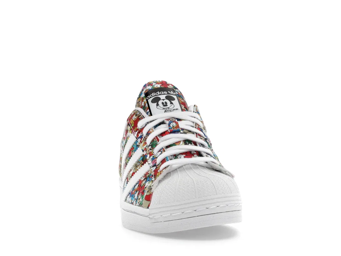 Детские кроссовки для мальчиков с принтом Adidas Superstar Adidas, Core Black Cloud White Wonder White — фото 2