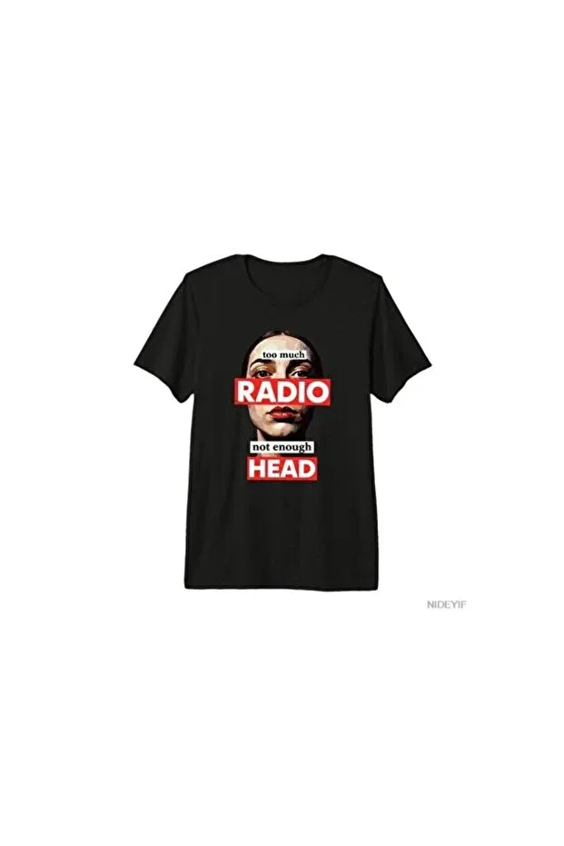 Женская футболка с принтом Funny Radio Head Meme T-Shirt, Empressco, Visual
