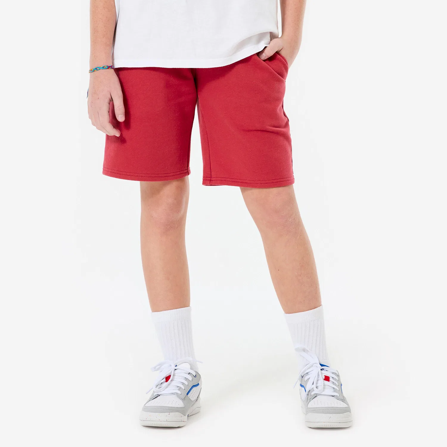 Детские хлопковые шорты Kinder Baumwolle Domyos, Rubinrot
