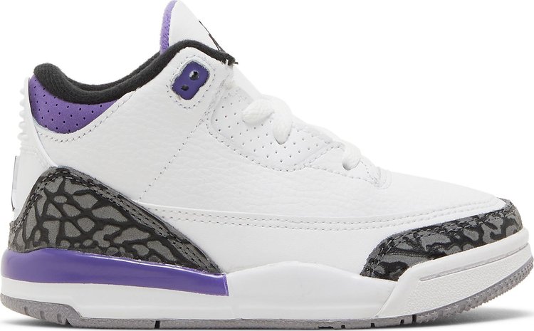 

Кроссовки Air Jordan 3 Retro TD Dark Iris, белый