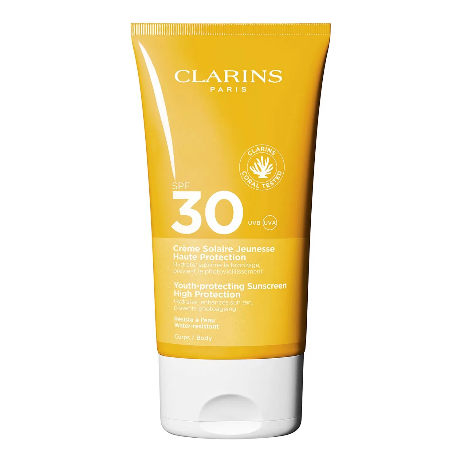 Крем для тела солнцезащитный SPF 30 с комплексом Solar Protect, 150 мл, CLARINS