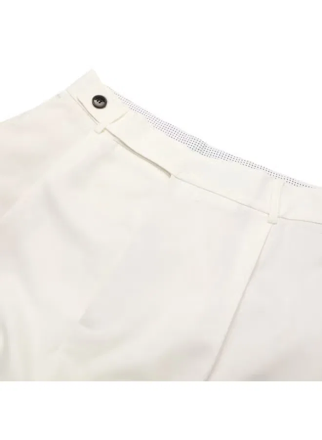 Брюки свободные с плиссировкой Zara, белый — фото 4