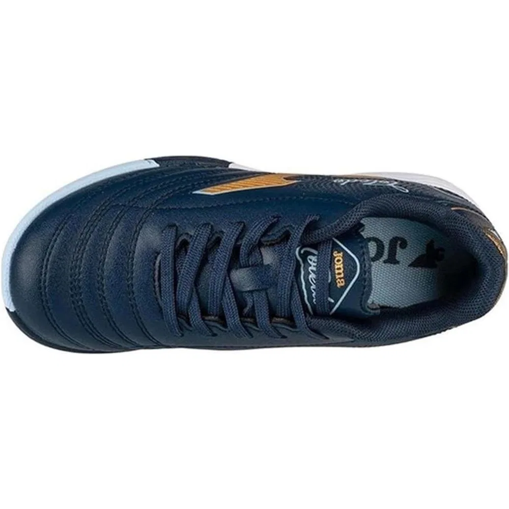Детские футбольные бутсы для мальчиков с короткими шипами Toledo Jr 2503 Navy Turf Joma — фото 3