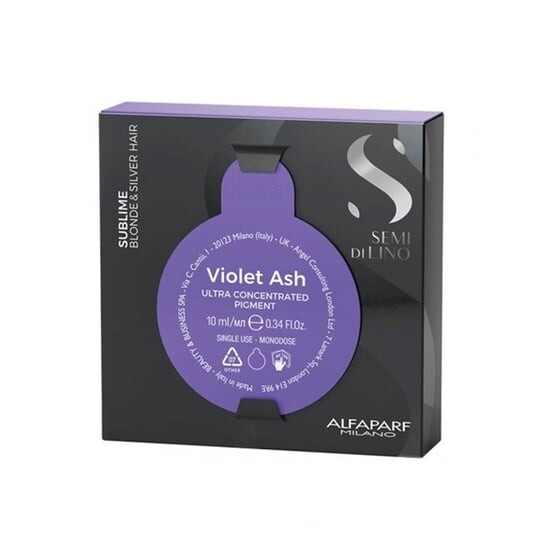 

Концентрированный пигмент для волос, 10 мл Alfaparf, Sublime Blonde&Silver Hair Ultraconcentrated Pigment Violet-Ash