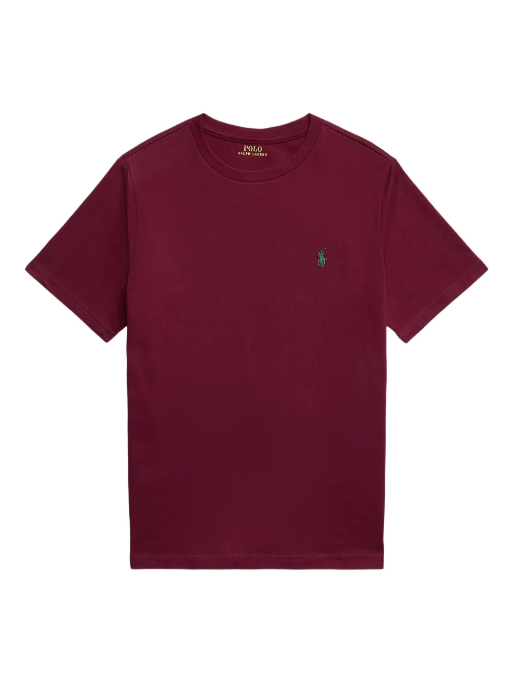 

Хлопковая футболка с круглым вырезом POLO RALPH LAUREN KIDS, красный