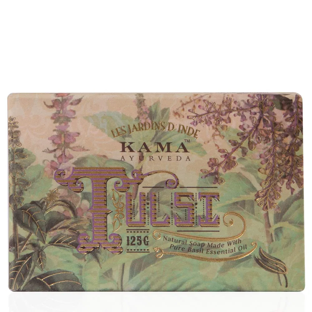 Мыло туалетное твердое KAMA AYURVEDA, 125 г, Basil