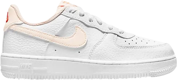 

Кроссовки Nike Force 1 PS 'White Crimson Tint', белый