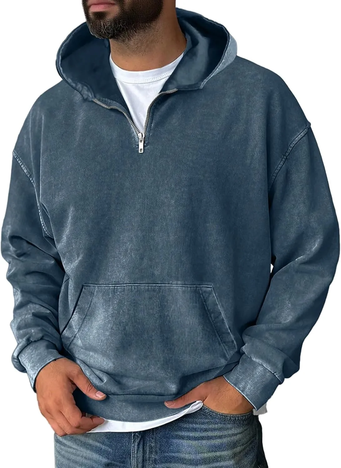 

Толстовка с капюшоном Vintage Washed на молнии LGHLMCL