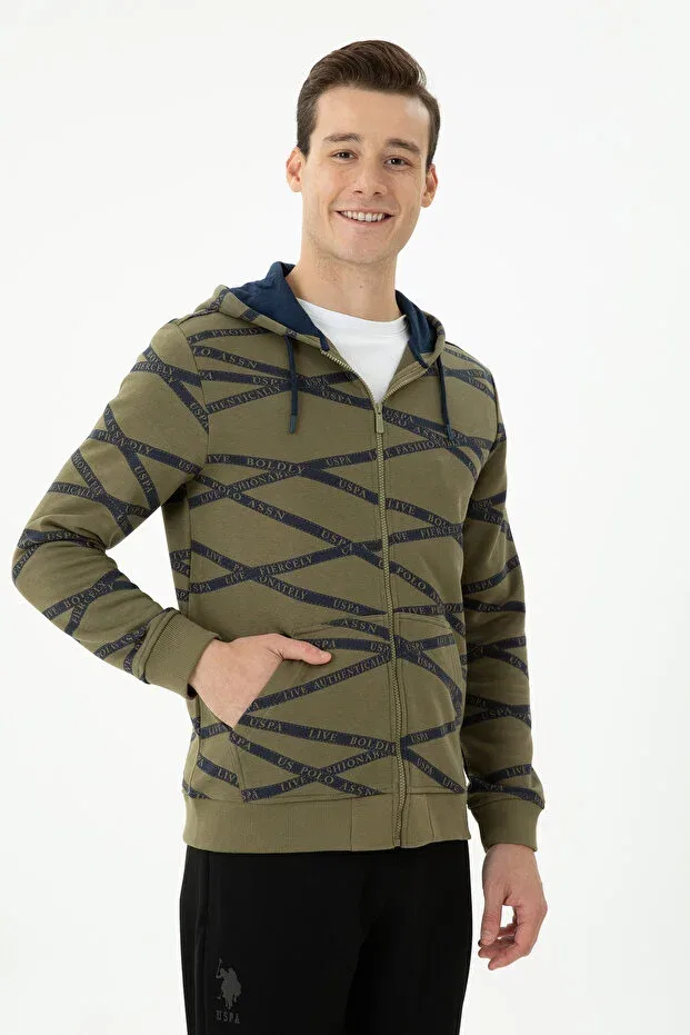 Мужской вязаный кардиган с длинным рукавом U.S. Polo Assn., 902547