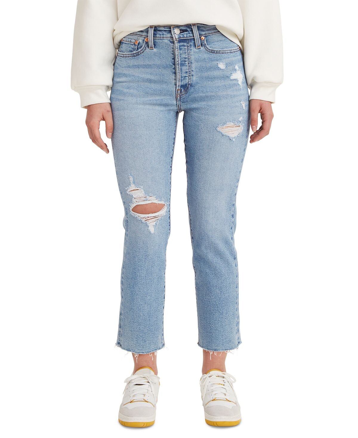 

Женские укороченные джинсы прямого кроя wedgie Levi's, мульти