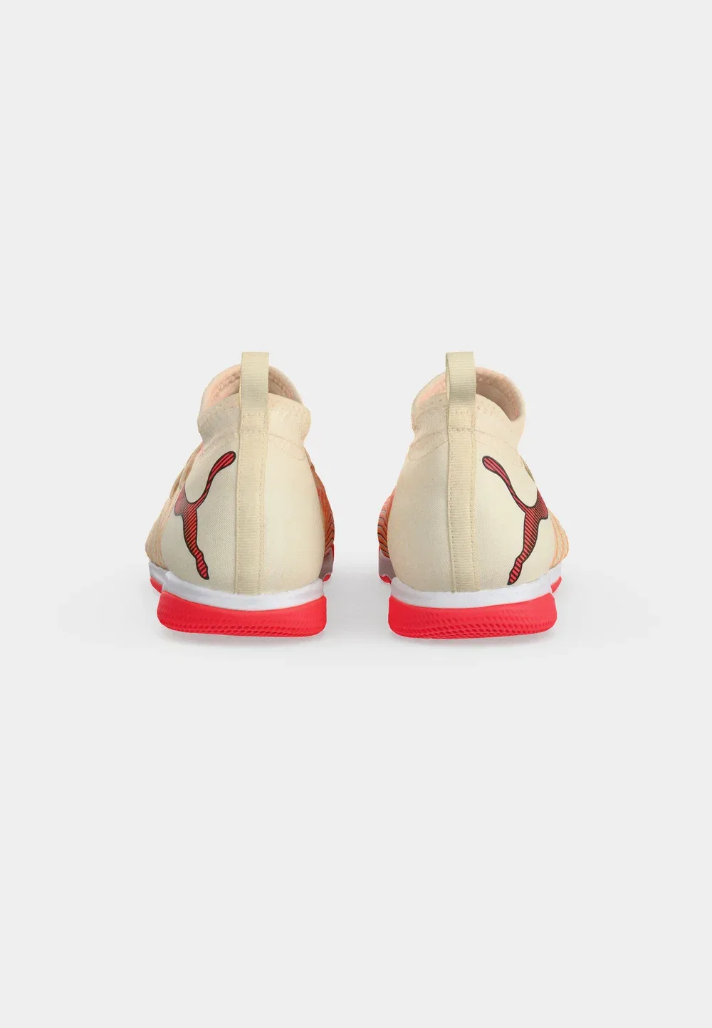 Футбольные бутсы Future 9 Match It Mid Junior унисекс - для игры в помещении Puma, Sugared Almond/White/Ultra Red/Black — фото 4