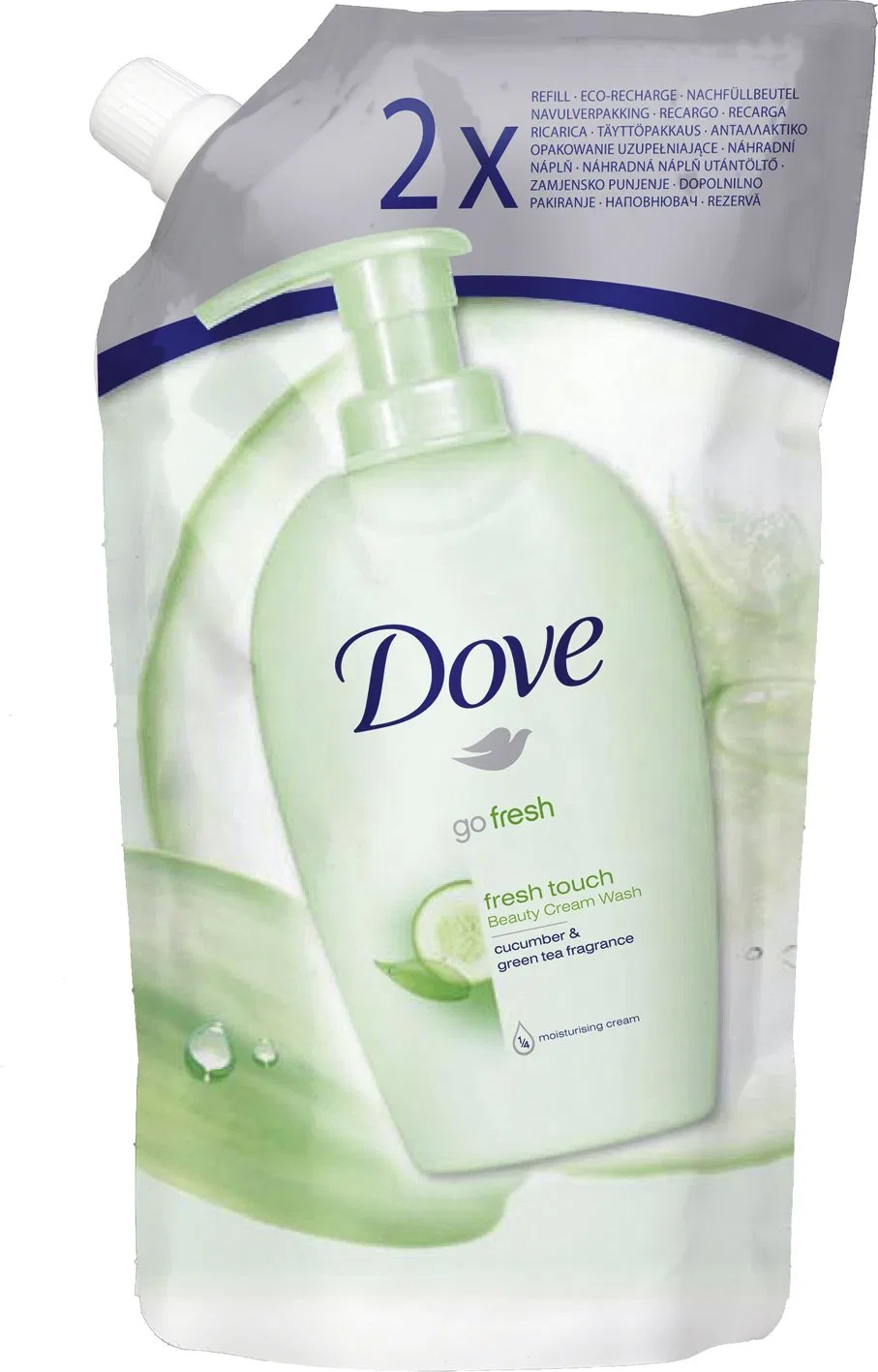 Сменный блок для лосьона для умывания Dove, 10 x 500 мл