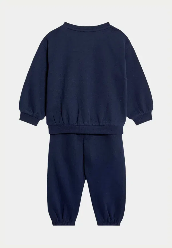Комплект спортивный из футера с вышивкой Set outfit - tracksuit Marks & Spencer, темно-синий — фото 2
