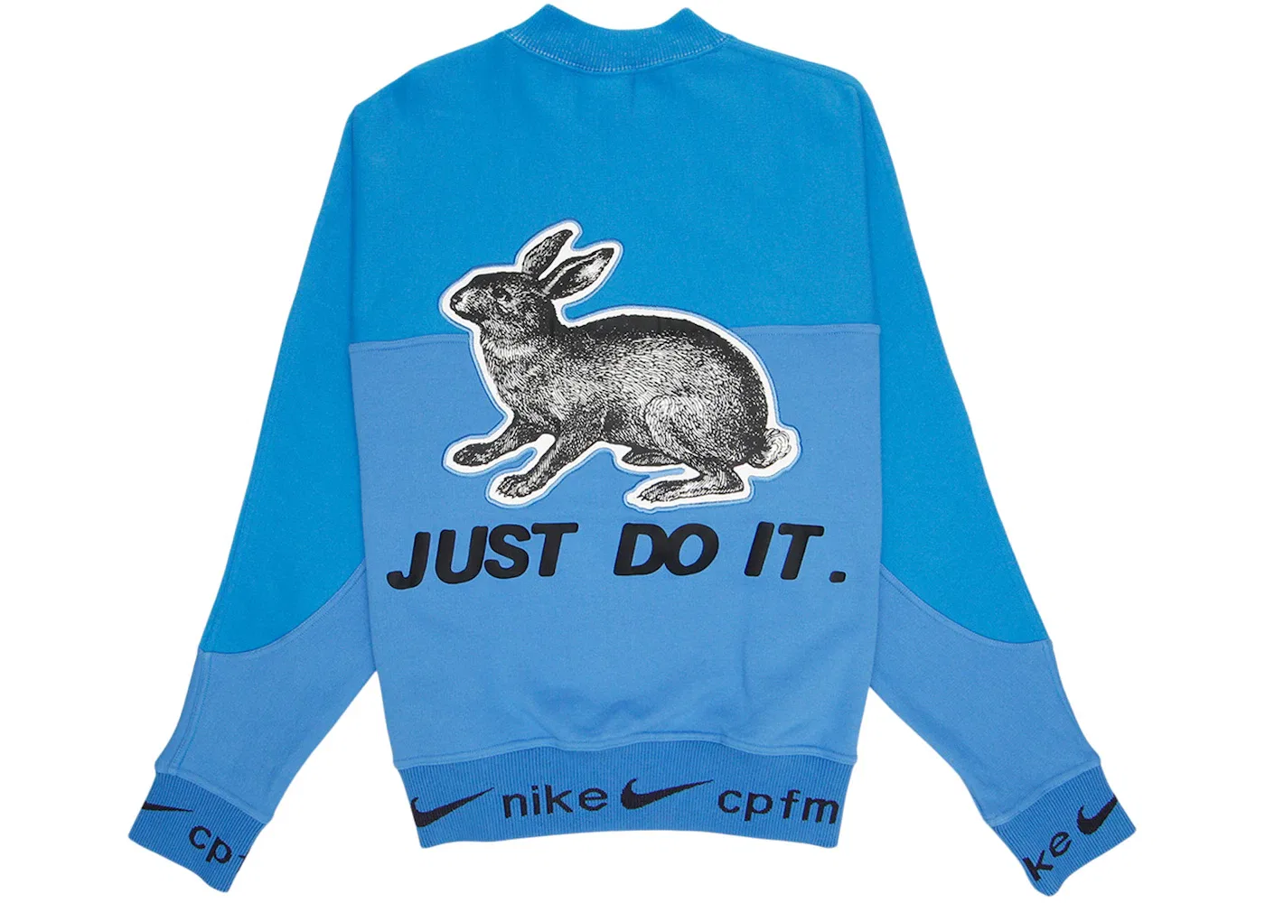 Мужской свитшот с принтом Nike x Cactus Plant Flea Market Fleece Crewneck, Blue — фото 2