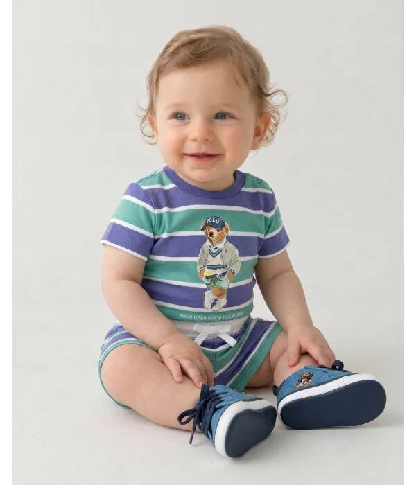 Детский комплект для мальчиков Regular Fit Polo Ralph Lauren, синий — фото 2