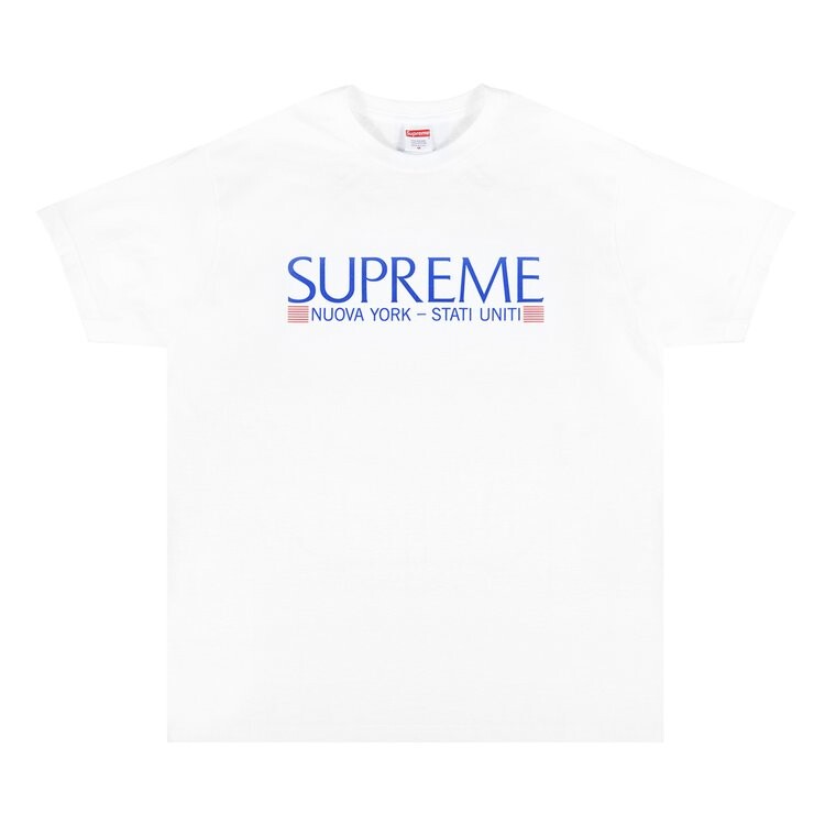 

Футболка Supreme Nuova York Tee 'White', белый