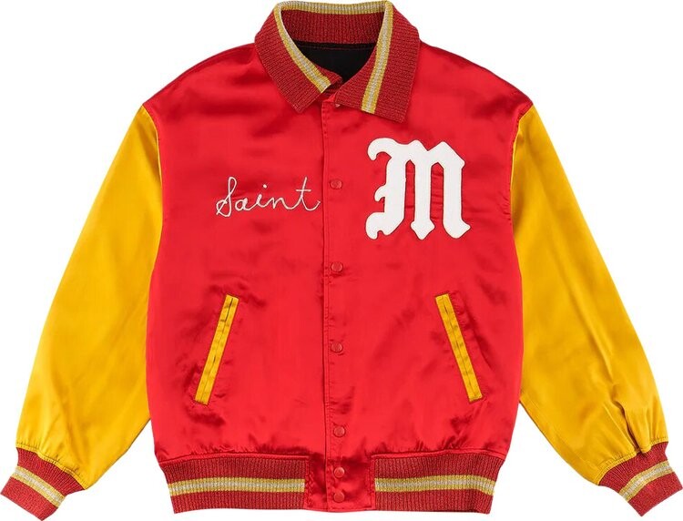 

Куртка Saint Michael Saint Varsity Jacket 'Red', красный