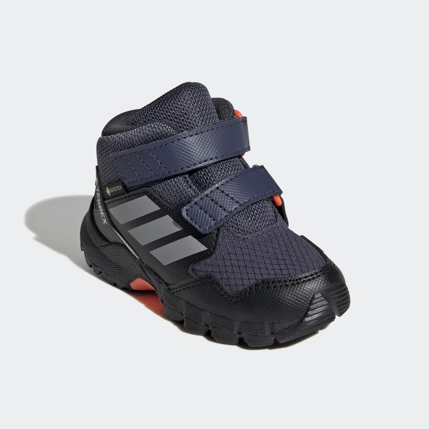 Детские водонепроницаемые походные ботинки Skychaser Mid GORE-TEX Adidas TERREX, Shadow Navy/Grey Three/Semi Impact Orange