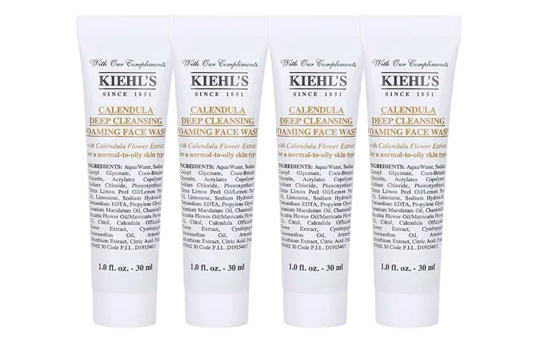 Набор очищающих гелей для лица с календулой, 30 мл, Kiehl's, Clear — фото 3