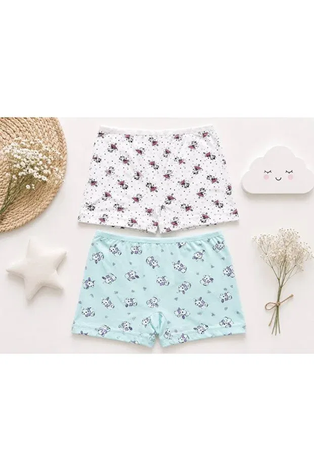 Детские боксеры для мальчиков хлопковые Diamond Model Kids, Turquoise And White