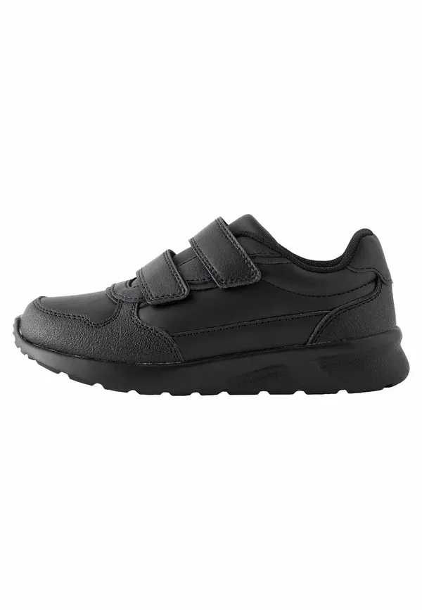 Туфли на липучке из кожи Wide fit touch fastening school shoes Next, черный