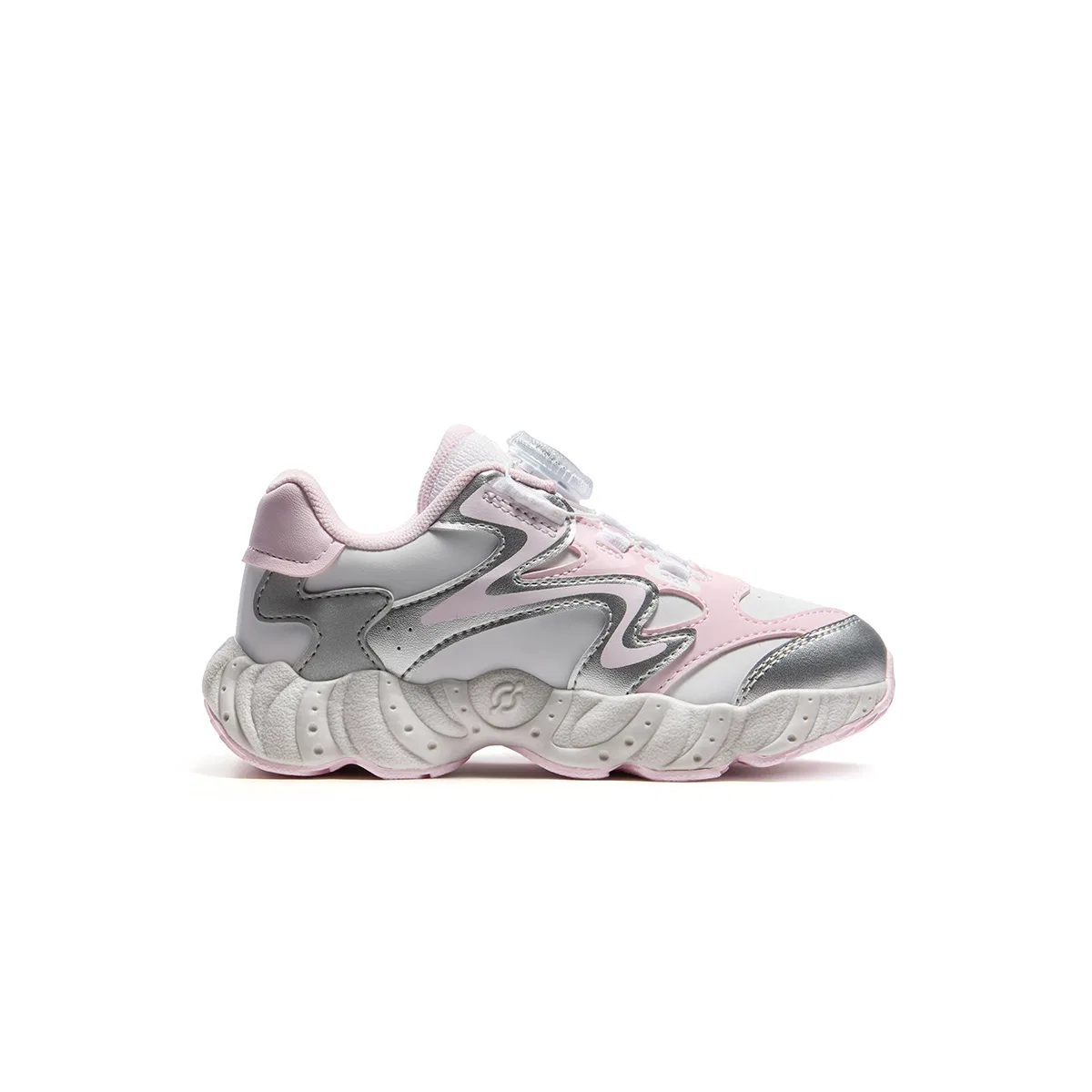 Детские кроссовки для мальчиков с шнуровкой, модель Heritage FHT, FILA KIDS, белый / розовый — фото 3