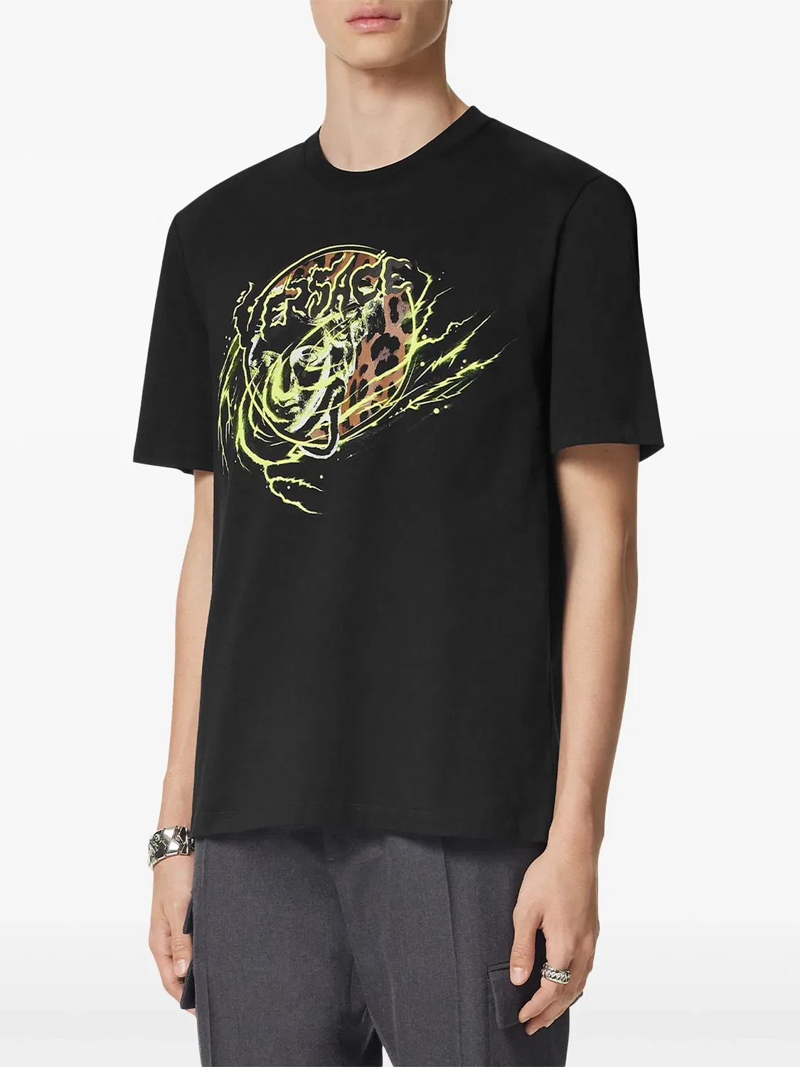 Футболка Medusa Punk Versace, черный — фото 2