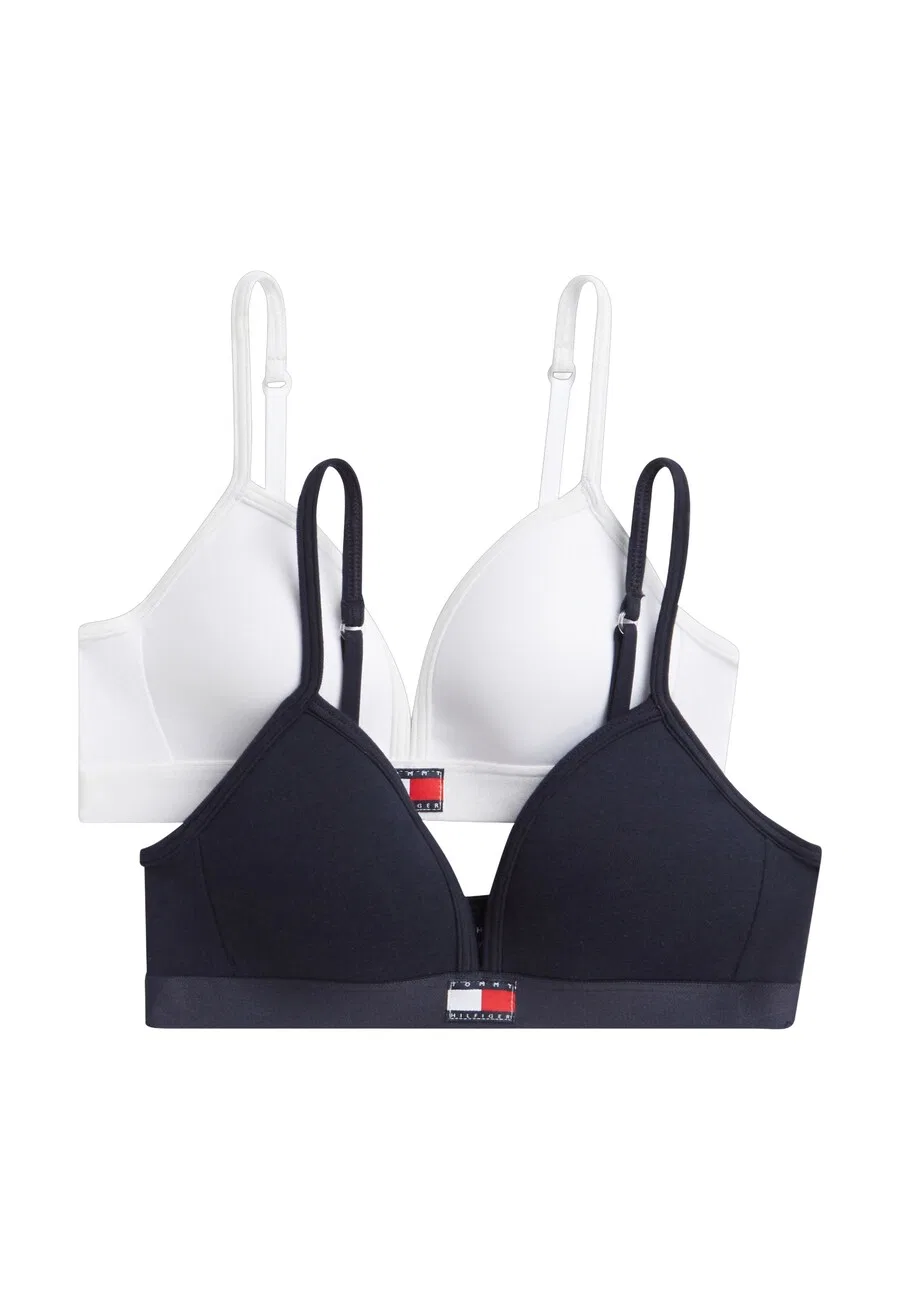 Бюстгальтеры Tommy Hilfiger Underwear Triangle Bra, темно-синие, белые