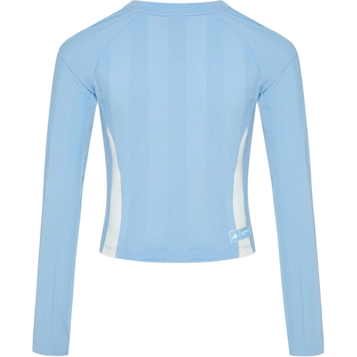 Женская футболка с круглым вырезом, синяя, Adidas, Blue — фото 3
